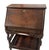 A vintage early 20th-century mahogany drop-front secretary desk designed in the Chippendale Revival taste with Queen Anne...