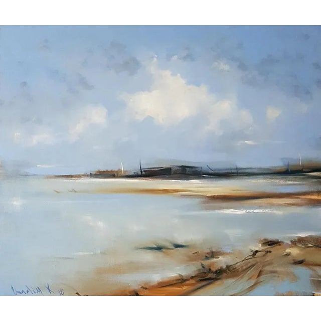 Landscape. Oil on wood, 52X65 cm The artist Vadim Kovalev was born in 1968 in the capital of Latvia, Riga, where he is...