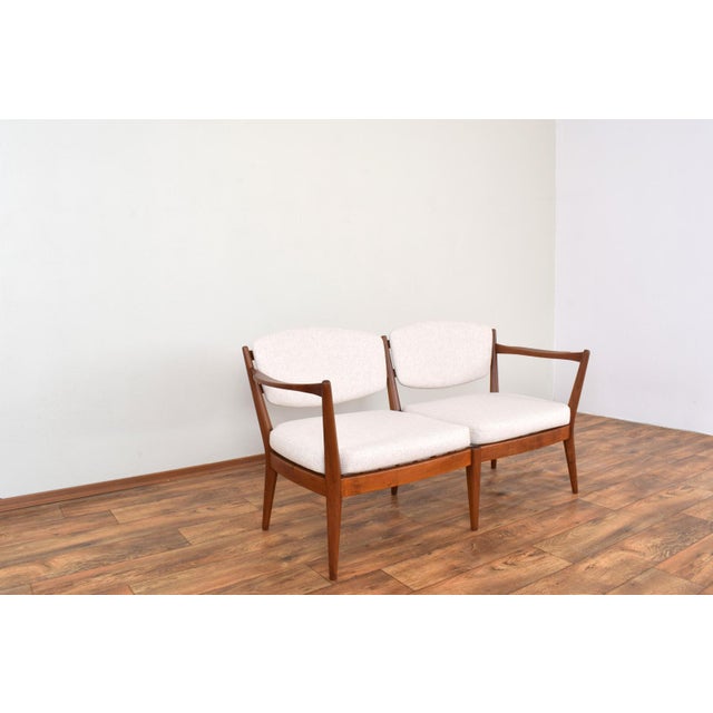 Beige Norwegian Teak Sofa by Fredrik A. Kayser & Adolf Relling for Arnestad Bruk, 1950s For Sale - Image 8 of 12