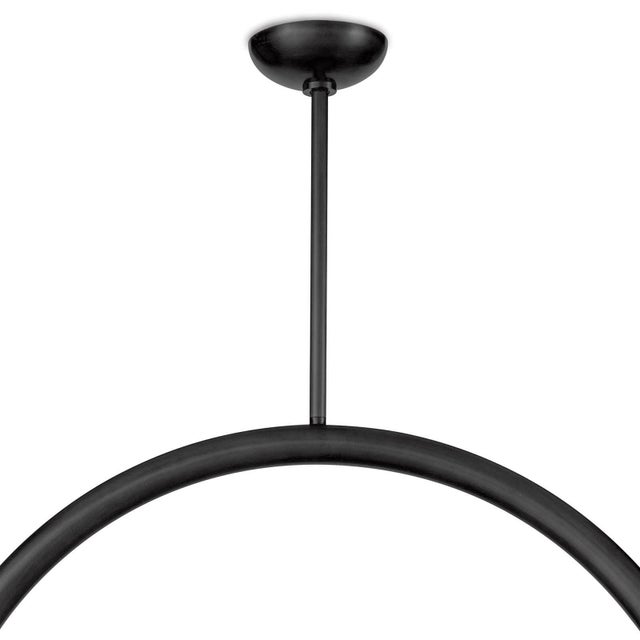 Traditional Regina Andrew Happy Steel Pendant, Large, Oil Rubbed Bronze For Sale - Image 3 of 7