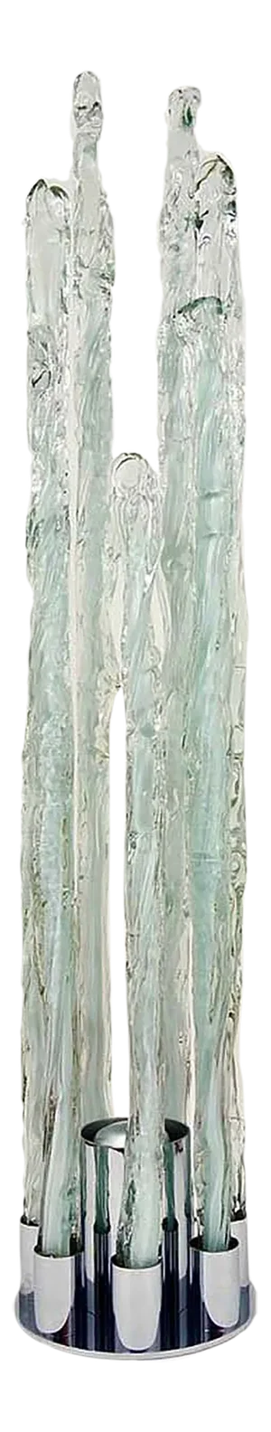 Space Age Italian Murano Glass Floor Lamp from Mazzega, 1960s