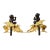 Louis XV Style Firewood Cabinets in Gilded and Patinated Bronze, Set of 2 For Sale - Image 5 of 6