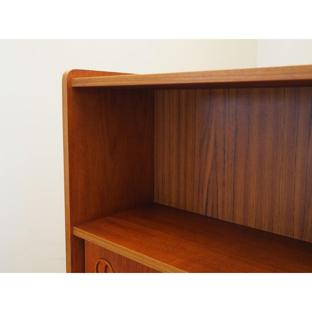 Vintage Danish Teak Bookcase, 1960s For Sale - Image 10 of 18