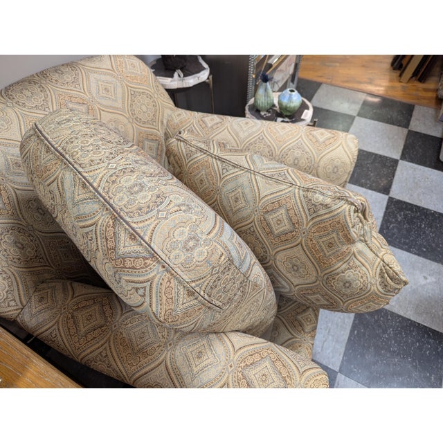 Pair of Barrel Chairs For Sale - Image 9 of 13