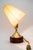 Brass Table Lamp with Wood and Fabric Shade, Vienna, 1950s For Sale - Image 14 of 15