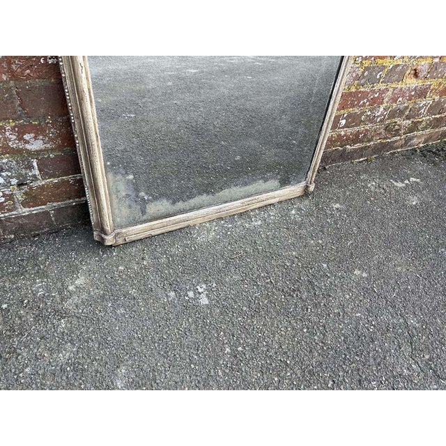 Large Antique 19th Century English Arched Pier Mirror For Sale - Image 4 of 6