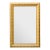 French Rectangular Giltwood Mirror with Gadrooned and Beaded Frame, circa 1900 For Sale