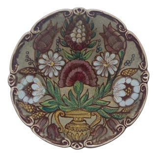 Wall Ceramic Plate from Paterna Maiolica d'Art, 1970s For Sale