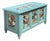 Vintage Hand Painted Blanket Trunk For Sale