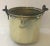 Nice vintage brass jamb pot with metal bail.