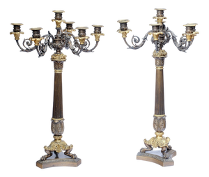 Candelabras, France, 1840, Set of 2