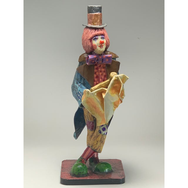 1980s Oskar Raoul Clown Signed by Artist For Sale - Image 4 of 9