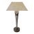 1960s Sculptural Mid Century Modern Postmodern Textured Bronze Tapered Table Lamp For Sale