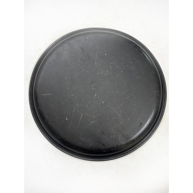 Metal Black Painted Metal Tray, France, 1960 For Sale - Image 7 of 11