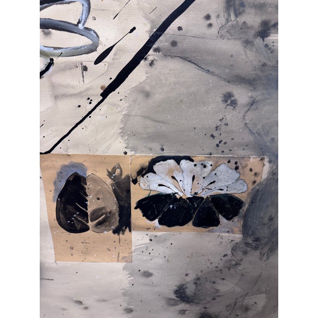 Contemporary D. Gary Retherford Abstract Mixed-Media Painting For Sale - Image 3 of 6