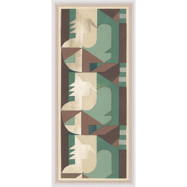Deco Palms 4, Framed Artwork For Sale