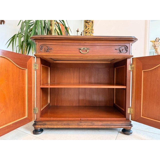Wood Antique Pfeiferlbarock Buffet in Oak For Sale - Image 7 of 11