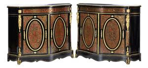 19th Century French Boulle Cabinets, Set of 2