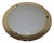 Vintage Ceiling Lamp with Brass Frame and Frosted Glass Shade by Hufnagel Leuchten, 2000s For Sale