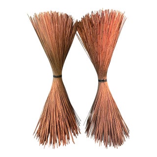 Pair 1993 Decorative Bamboo Reeds From Saks Fifth Avenue For Sale