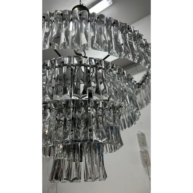 Chandelier from AV Mazzega, 1970s For Sale - Image 3 of 6