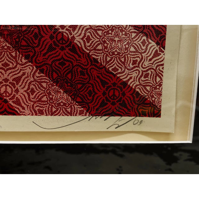 Contemporary Shepard Fairey "Duality of Humanity 5" Framed, Pencil Signed & Numbered Print For Sale - Image 3 of 8