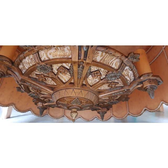 Light Pink Kathleen Caid Antique Artistry Victorian Chandelier For Sale - Image 8 of 12