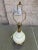 Hollywood Regency Porcelain Ginger Jar Lamp Greek Key Solid Brass Base For Sale - Image 9 of 13