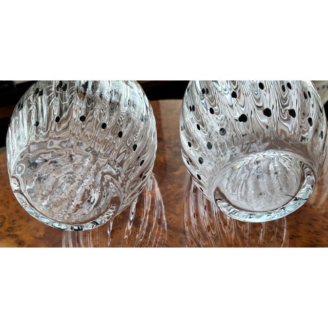 Murano Glass Vases, 1970s, Set of 2 For Sale - Image 4 of 10