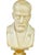 Antique Grand Tour Marble Bust French Philosopher on Stand For Sale - Image 6 of 9