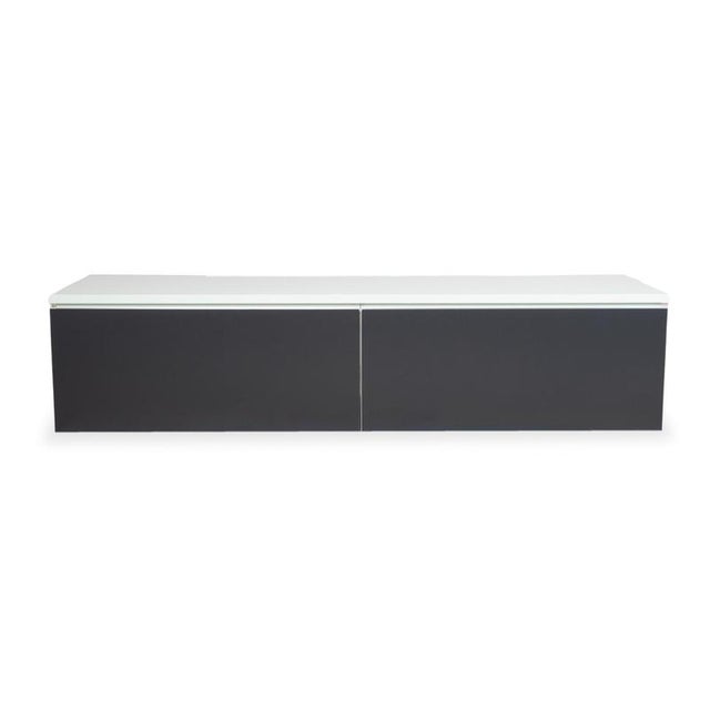 White Anthracite Wooden Cube Wall-Mounted Sideboard from Interlübke For Sale - Image 15 of 16