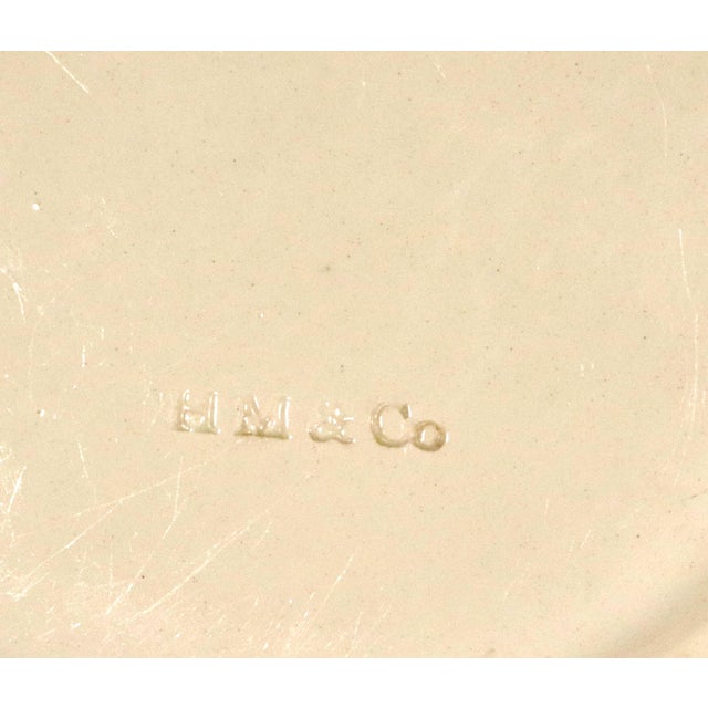 English Creamware Dinner Service, Hicks, Meigh & Co., Green Border, 21 Plates For Sale - Image 10 of 10