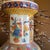 Asian Large Vintage Asian Style Hand Painted Satsuma Orange Vase For Sale - Image 3 of 12