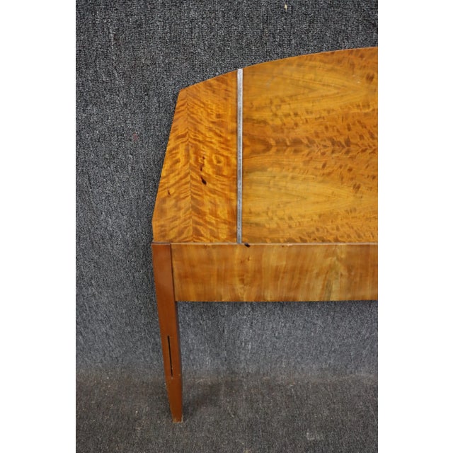 Art Deco Style Birchwood Headboard For Sale - Image 4 of 6
