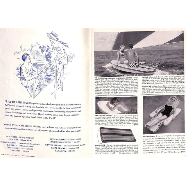 1960s Abercrombie & Fitch Play Hours 1963 For Sale - Image 5 of 9