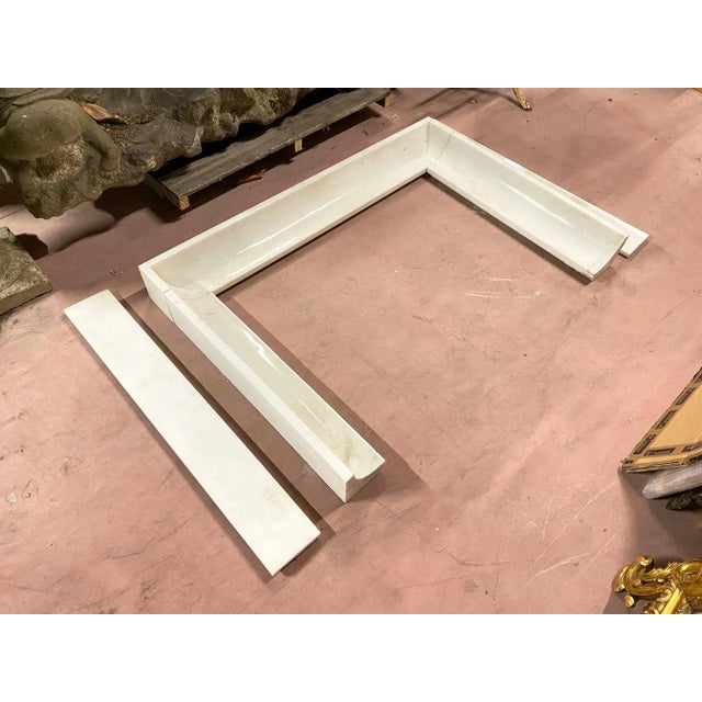 Stone Vintage Marble Fireplace, 1930s For Sale - Image 7 of 8