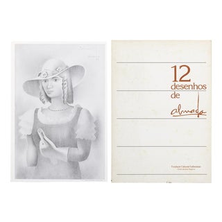 Almada Negreiros, Portrait Compositon, 1984, Screen Print Set of 12 For Sale