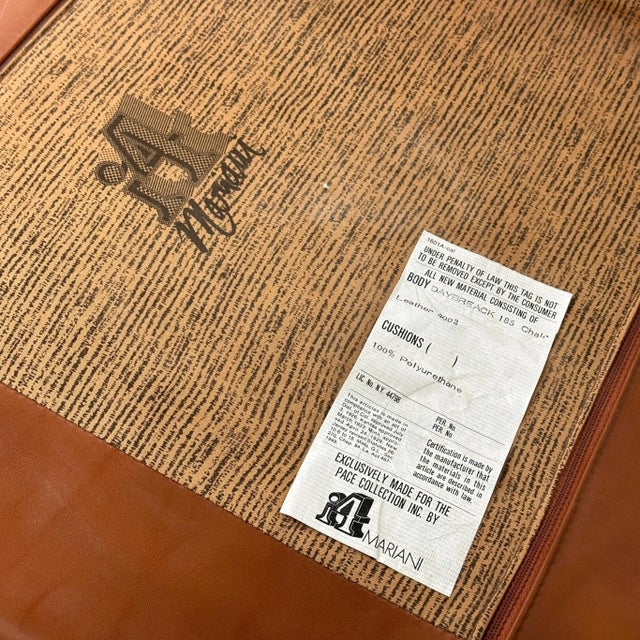 Metal 1970s Leather Side Chairs by Guido Faleschini for Pace Collection - Set of 2 For Sale - Image 7 of 7