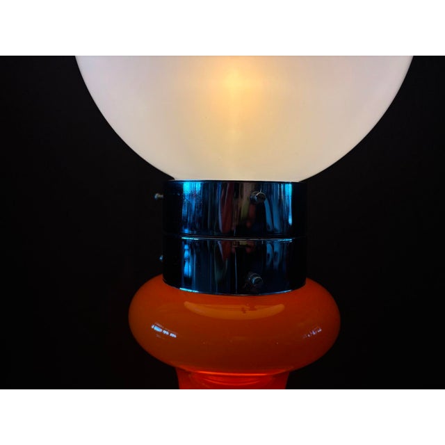 Mid-Century Modern Italian Murano Glass Table Lamp, 1960s For Sale - Image 3 of 6