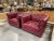 English Pair of Custom Burgundy Leather Tufted Chesterfield Club Chairs For Sale - Image 3 of 12