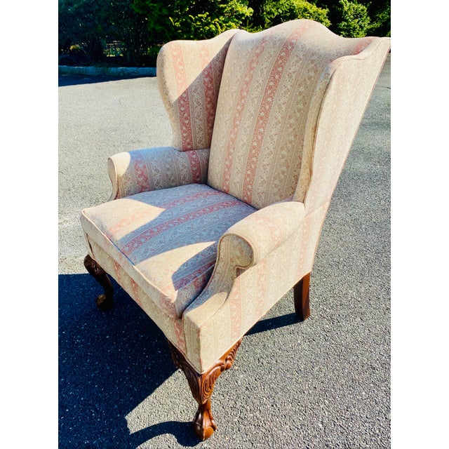 Hickory Chair Company English Style Wingback Chair Chairish