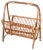 Mid-Century French Riviera Bamboo, Rattan and Wicker Magazine Rack, Italy, 1960s For Sale