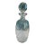 Vintage Cut Crystal Decanter With Faceted Stopper For Sale