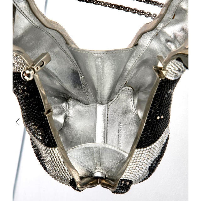 2019 Judith Leiber French BullDog Fred Crystal Minaudiere Evening Clutch Bag Collector’s Edition in Box For Sale - Image 18 of 18