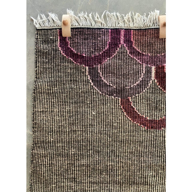 Handwoven + Signed Abstract Tapestry For Sale - Image 12 of 17