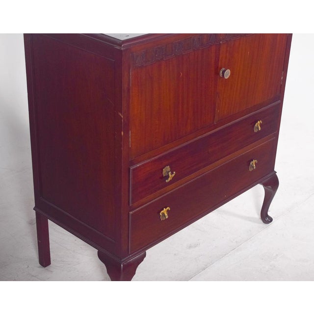 Portuguese Queen Anne Style Cabinet, 1970 For Sale - Image 9 of 11
