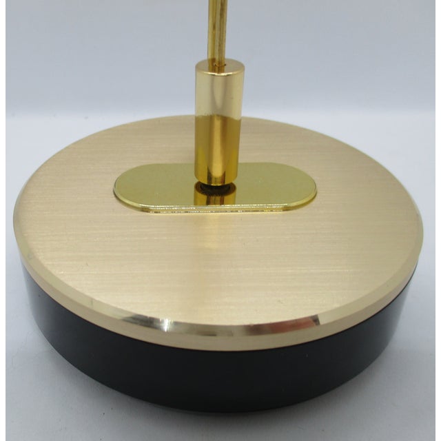 1980s Vintage Seiko Quf103g Pendulum Desk Clock in Articulated