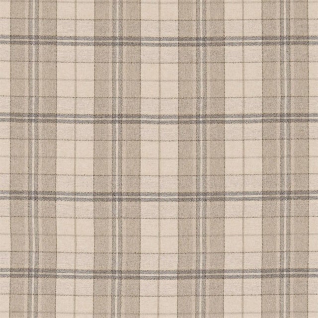 Sanderson Milton Fabric in Linen/Pebble For Sale