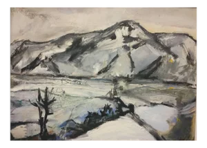 Peter Rossiter A View From Memory: Abstract Expressionist Contemporary Landscape by Peter Rossi 2017