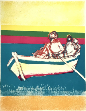 Paul Guiramand Original Lithograph V1-4 Fernand Mourlot 1969